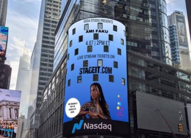Ami Faku lands Time Square billboard ahead of tonight’s international performance